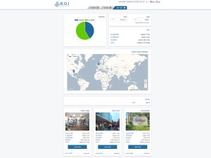 ROI Portal - Web App - Dashboard Page